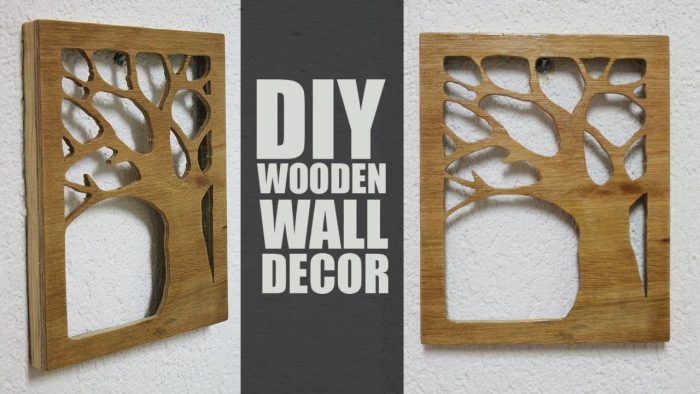 wood wall art decor